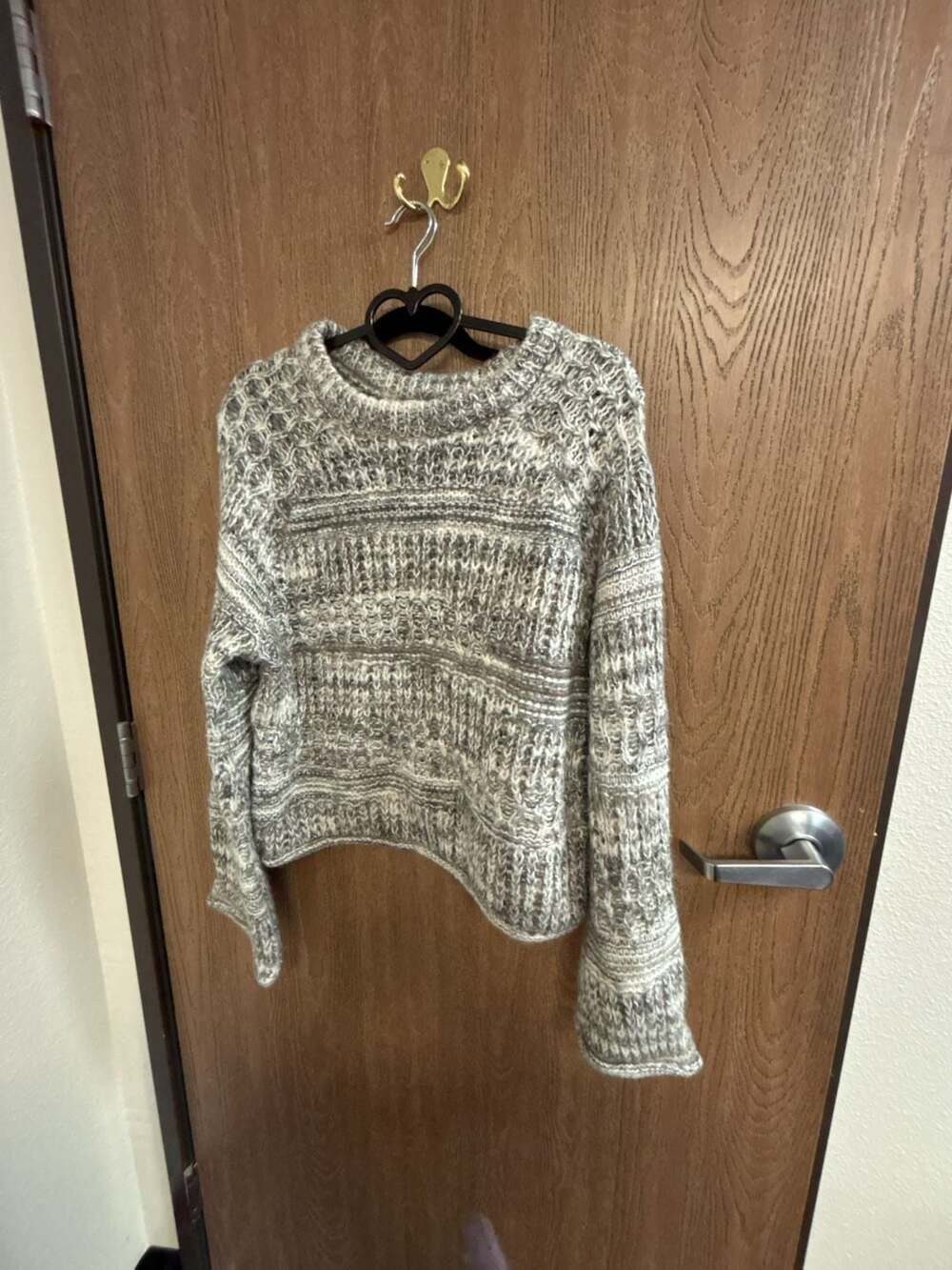 Universal Thread Crewneck Pullover Sweater, Gray, Size L